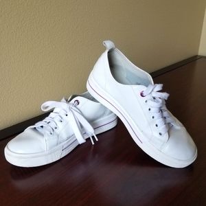 New Teenmix Leather Fashion Platform Sneakers Shoes Size 6. 5